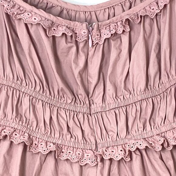 Forever21 Large Eyelet Lace Smock Fairy Coquette Shabby Chic (BUNDLE PRICE $6) - Picture 3 of 7